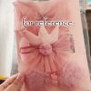 3 Pcs Pink Baby Girl Cute Hair Bands Bowknot Headbands Flower Crown Headwear