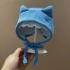 Blue Baby Autumn Winter Hat Cute Car Ear Beanie Hat Cotton Ear Protection Toddler Hat for Boys Girls,2-15 Months