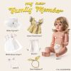 Realistic Reborn Baby Dolls,Handmade Real Life Baby Dolls Reborn Toddler with Soft Weighted Cloth Body Gift Toy for Age 3+
