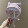 Pink Baby Autumn Winter Hat Cute Car Ear Beanie Hat Cotton Ear Protection Toddler Hat for Boys Girls,2-15 Months
