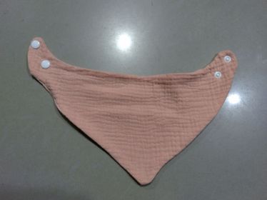 Crepe Triangular Binder Pure Cotton Baby Bib Saliva Towel (Option: J49 Seamless Line)