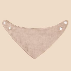 Crepe Triangular Binder Pure Cotton Baby Bib Saliva Towel (Option: 10 Single Pack)