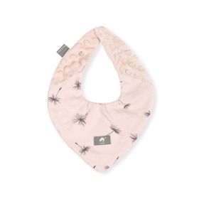 Newborn Baby Food Supplement Bib Saliva Towel Waterproof Milk Spilt Bath Mat (Option: Pink Background Dandelion)