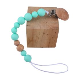 Baby Products Pacifier Clip Silicone Nipple Chain (Color: green)