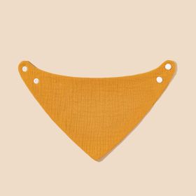 Crepe Triangular Binder Pure Cotton Baby Bib Saliva Towel (Option: Borderless Line S22)