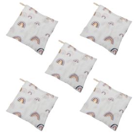 5-piece Baby Towel Plain Cotton Face Towel (Option: 5pcs J-Default Item)