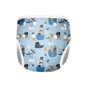 1-2 Years Old Toddler Swimming Trunks Waterproof Leak-proof (Option: G31-Plus Size M)
