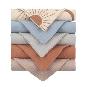 5-piece Baby Towel Plain Cotton Face Towel (Option: 5pcs Z-Default Item)