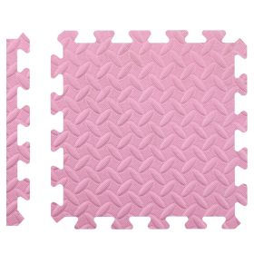 Baby Crawling Mat Stitching EVA Children's Foam Mat Household Child Play Mat Thickened (Option: Pink-30x30x1)