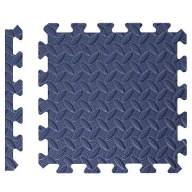 Baby Crawling Mat Stitching EVA Children's Foam Mat Household Child Play Mat Thickened (Option: Navy Blue-30x30x1)