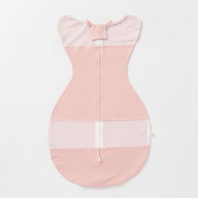 Newborn Swaddling Gro-bag Baby's Blanket Baby Cotton Blanket (Option: Light Pink-S)