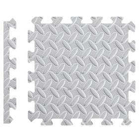Baby Crawling Mat Stitching EVA Children's Foam Mat Household Child Play Mat Thickened (Option: Gray-30x30x1)