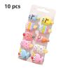5 /10/14Pcs/Set Cute Bowknot Baby Girl Hair Clips Korean Flower Children Sides Barrettes Baby Hair Accessories