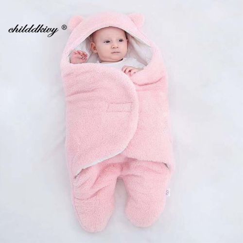 Soft Newborn Baby Wrap Blankets Baby Sleeping Bag Envelope For Newborn Sleepsack Cotton thicken Cocoon for baby 0-9 Months