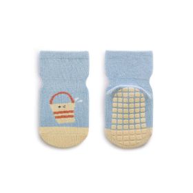 Baby Cartoon And Striped Pattern Non-Slip Design Socks (Size/Age: M (1-3Y))