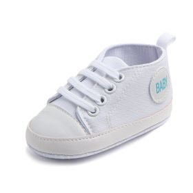 Canvas Classic Sports Sneakers Baby Boys Girls First Walkers Shoes Infant Toddler Soft Sole Anti-slip Baby Shoes (style: 1)