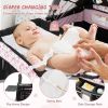 4 in 1 Portable Pack and Play Baby Nursery Center with Bassinet