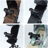 Baby Stroller Snack Tray With Cup Feeding Bottle Holder Non Slip Organizer