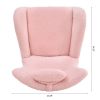Rocking Chair - with rubber leg and cashmere fabric;  suitable for living room and bedroom