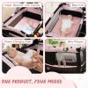 4 in 1 Portable Pack and Play Baby Nursery Center with Bassinet