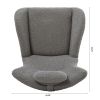 Rocking Chair - with rubber leg and cashmere fabric;  suitable for living room and bedroom