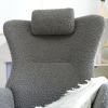 Rocking Chair - with rubber leg and cashmere fabric;  suitable for living room and bedroom