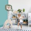 3-in-1 Adjustable Kids Basketball Hoop Sports Set