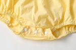 Baby Girl Plaid Pattern Lace Patchwork Bow Sleeveless Princess Onesies In Summer