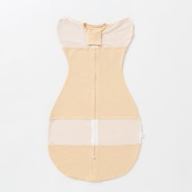 Newborn Swaddling Gro-bag Baby's Blanket Baby Cotton Blanket (Option: Orange-S)