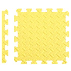 Baby Crawling Mat Stitching EVA Children's Foam Mat Household Child Play Mat Thickened (Option: Yellow-30x30x1)