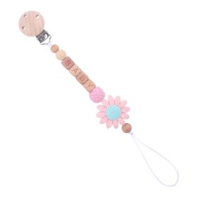 Baby Products Soothing Beech Pacifier Clip (Color: pink)