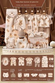 Newborn Gift Box Newborn Baby Meeting Etiquette Clothes Suit (Option: Summer 26 Pieces-66cm)