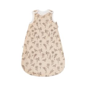 Autumn And Winter Sleeveless Bamboo Cotton Keep Baby Warm Constant Temperature Anti-startle Sleeping Bag (Option: OUT121 HB41-M)
