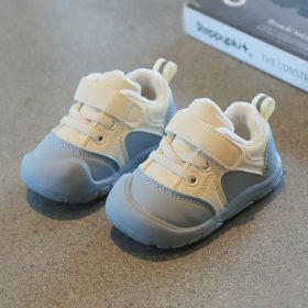 Breathable Baby Girl Baby Soft-soled Toddler Shoes (Option: Blue-17 Yards)
