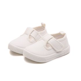 Children's Canvas Shoes Casual Soft Bottom Sports (Option: Beige-22 Yards)