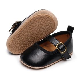 Baby Low-cut Toddler Shoes Simple (Option: Black-13cm)