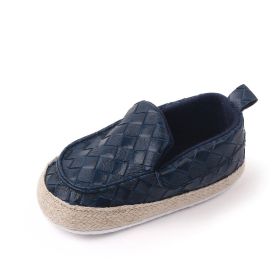 New Baby Soft Bottom Non-slip Toddler Shoes (Option: Dark Blue-13cm)