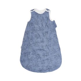 Autumn And Winter Sleeveless Bamboo Cotton Keep Baby Warm Constant Temperature Anti-startle Sleeping Bag (Option: OUT121 HB38-L)